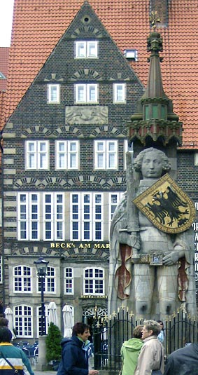 Das Bremener Rathaus vom Innenhof